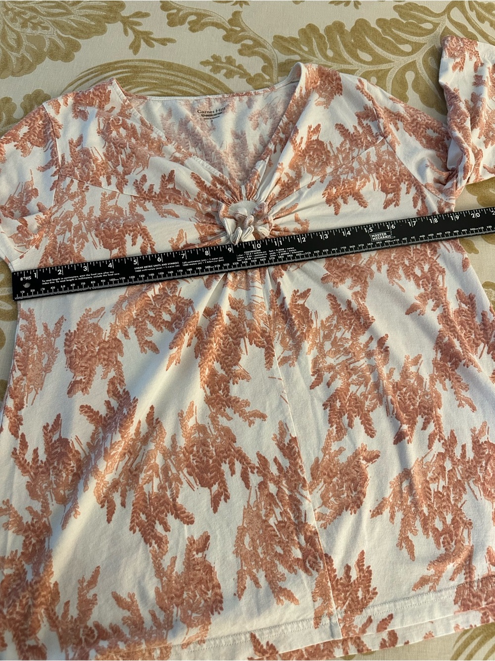 Garnet Hill 3/4 Sleeve Pajama Set - Picture 6 of 14